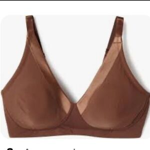Olga Wireless Satin Edge Bra 38D